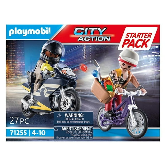 Set de Juego Playmobil Starter Pack Fuerzas Especiales y Ladr 27 Piezas