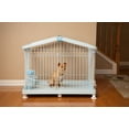 thumbnail image 2 of IRIS USA Small Wire Animal House, Blue, 2 of 7