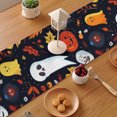 thumbnail image 2 of Halloween Ghost Pumpkins (4) Table Runner, Seasonal Fall Winter Kitchen Dining Table Decoration for Home Party Decor 13x90 Inch, 2 of 4