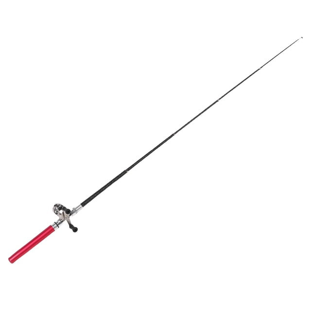 Portable Pocket Fish Rod Pen,Telescopic Lightweight Fiberglass Rod,Mini Bass Bait Casting Fishing Rod