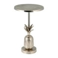 thumbnail image 6 of Sagebrook Home Pineapple Metal Side Accent Table - 15" x 15" x 24", 6 of 7