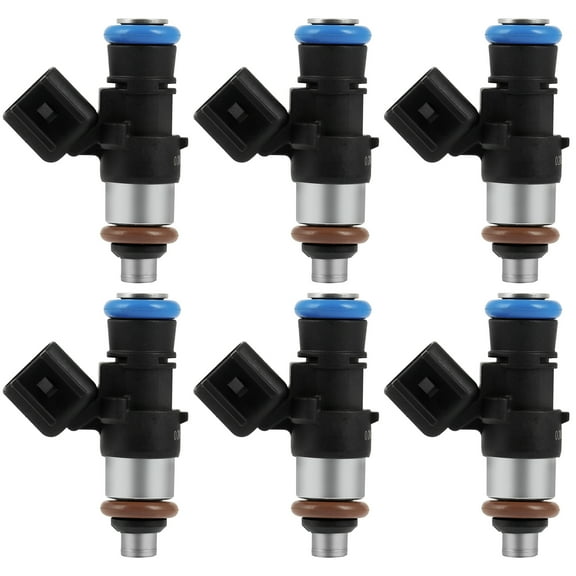 Injectors Kit,SCITOO 4 Holes Fuel Injector fit for 2011-2017 for Ford for Edge/for Mustang, 2011-2014 for Ford for F-150, 2013-2017 for Lincoln for MKT 6
