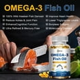 thumbnail image 6 of ZHPHK Fish Oil Omega 3Omega 3 Fish Oil  Supplements - Supports Heart Health, 3600 Mg Fish Oil, Omega-3, 120 Pills, 6 of 6