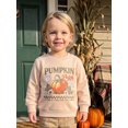 thumbnail image 5 of RUINIXCW Toddler Baby Boy Girl Fall Sweatshirt Infant Girl Boy Thanksgiving Halloween Outfit Pumpkin Print Long Sleeve Crew Neck Pullover Jumper Tops, 5 of 8