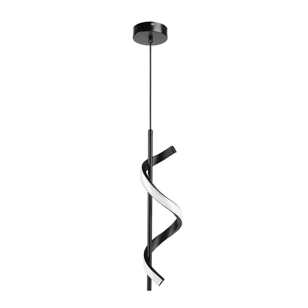 Luz Luces De Araña Lámpara Luces de araña LED Iluminación de tienda colgante de metal para sala de estar (C)