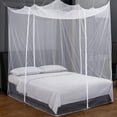 thumbnail image 2 of Mosquito Net for Bed Canopy with Zipper,Canopy Bed Curtains Twin,Twin XL Bed,Mosquito Netting for Patio,Camping,Bug Net for Camping,White, 2 of 5