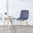 thumbnail image 3 of 4PCS Kitchen Dining Chairs Modern Style Furniture Chairs for Kitchen Living Room Lounge Room, （Gray）, 3 of 9