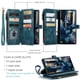thumbnail image 4 of Wallet Case Artificial Leather Card Holder, Magnetic Kickstand & Zipper For Samsung Galaxy S23 S22 S21 S20 Ultra S21 FE S10 S9 S8 Plus Note 10 Note 20 Ultra, 4 of 5