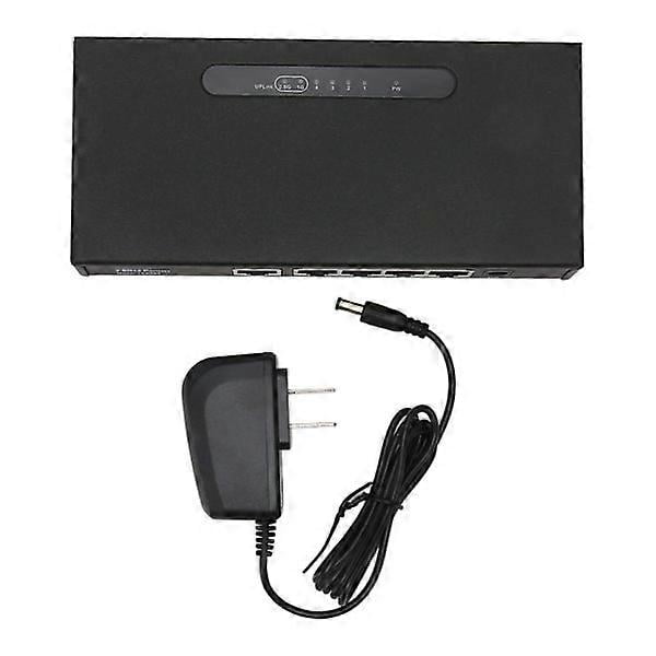 Gigabit Ethernet Switch 78W 5-Ports RJ45 2500Mbps 1000Mbps Self-Adaptive Gigabit PoE Switch for Office 100-240V US Plug