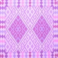 thumbnail image 1 of Ahgly Company Indoor Square Southwestern Purple Country Area Rugs, 6' Square, 1 of 4