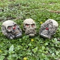thumbnail image 1 of Estatuilla Yotijar Figuras de Calaveras Malvadas Decoración de Halloween, 1 of 9