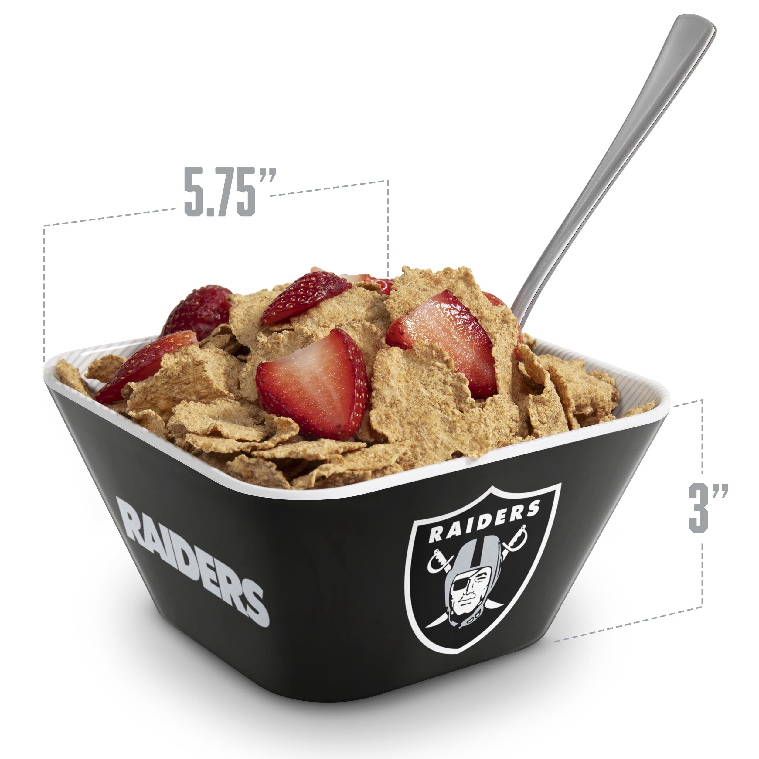 YouTheFan NFL Las Vegas Raiders Small Snack Bowl