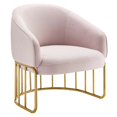 thumbnail image 2 of Modway Legacy Performance Velvet Armchair in Pink, 2 of 8