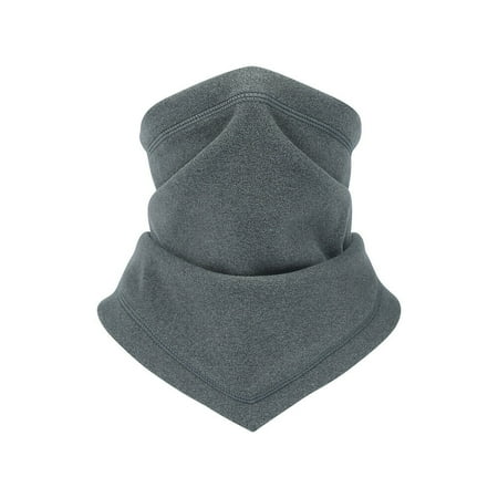 Winter Fleece Neck Warmer Gaiter Ski Face Mask Windproof Scarf for Cold Weather