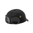 thumbnail image 2 of Pilot Goggles Baseball Cap, Korean Style Aviator Hat with Removable Sunglasses, Vintage Canvas Cap for Men Women, Outdoor Sun Protection Black, 2 of 4