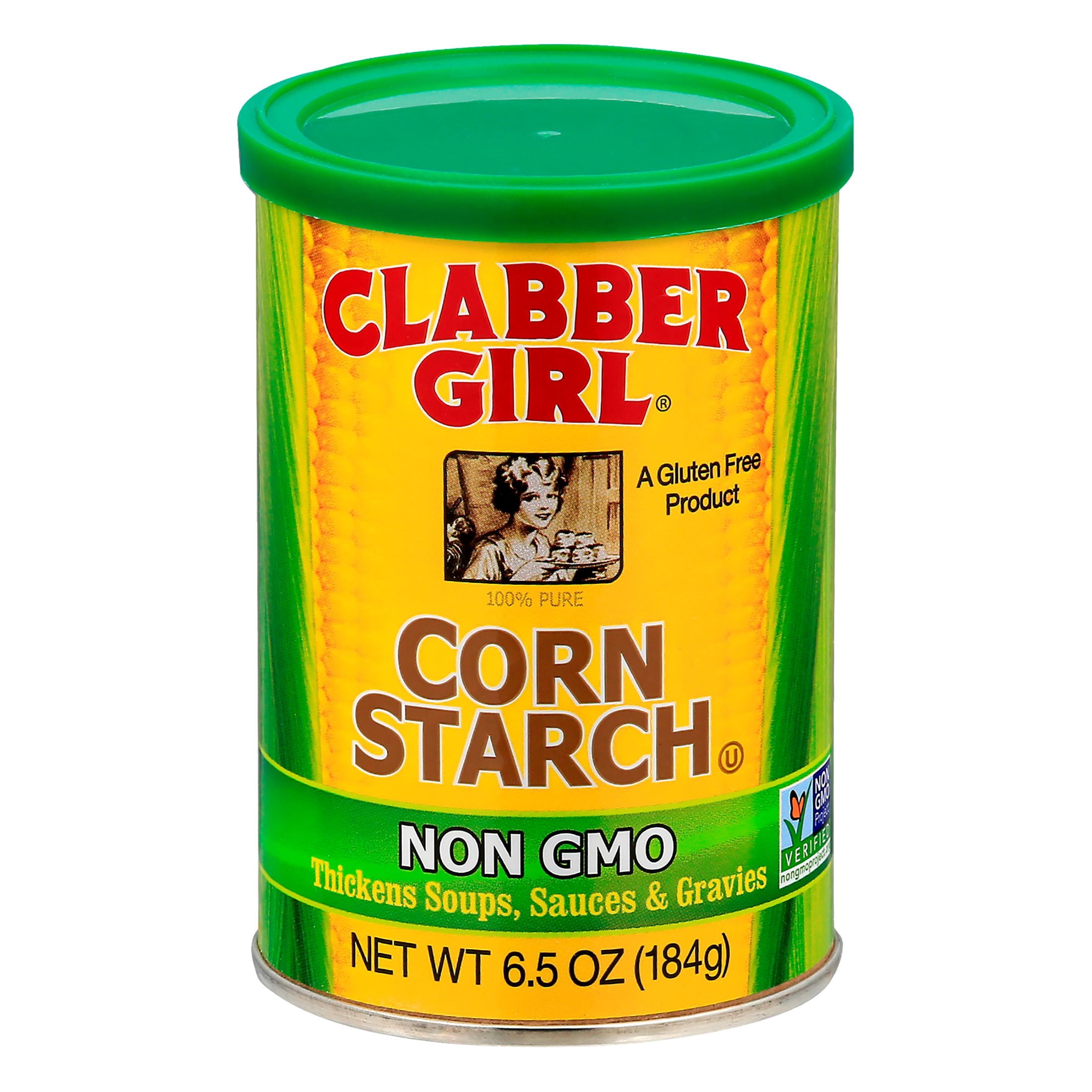(12 pack) Clabber Girl Corn Starch, Gluten-Free, Corn Starch Thickener, Non-GMO, 6.5 oz