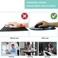 thumbnail image 2 of Mouse Pad with Wrist Rest, Ergonomic Gaming Desktop Mouse Pad Wrist Rest, Comfortable Mousepad for Computer, Laptop, Office, and Home, Non- Base, Waterproof Surface, 2 of 8