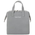 thumbnail image 1 of Bolsa de almuerzo aislada, bolsa de conveniencia simple, bolsa de almacenamiento en frío, bolso de almuerzo, lonchera, mujeres y hombres, trabajo de picnic para adultos, senderismo en la playa, 1 of 5