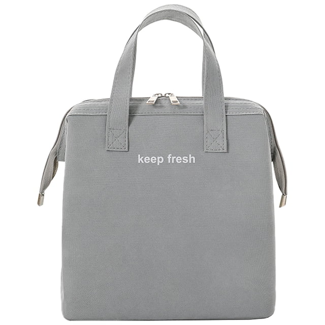 Bolsa de almuerzo aislada, bolsa de conveniencia simple, bolsa de almacenamiento en frío, bolso de almuerzo, lonchera, mujeres y hombres, trabajo de picnic para adultos, senderismo en la playa