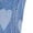 Blue, variant on LWavelet Womens Heart Printed Wide Leg Jeans High Waisted Daily Casual Denim Pants Blue L