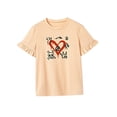 thumbnail image 4 of Camiseta de mujer trajes de verano recuerdo cuello redondo camiseta para mochilero trabajo de oficina XL, 4 of 7