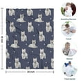 thumbnail image 4 of West Highland White Terrier Blanket,Comfortable Soft Lamb Wool Throw Blanket,All Season,Warm Lightweight Blankets for Sofa Bed Couch Living Room Chair,30"x40", 4 of 4