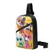 thumbnail image 2 of Super Kitties Crossbody Bag Chest Backpack Compact Foldable Shoulder Sling Bag Chest Bag For Travel, Hiking, 2 of 8