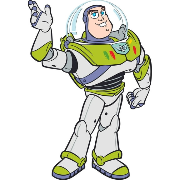 The Buzz Lightyears Toys Story Color Customized Name Wall Decal - Custom Vinyl Wall Art - Personalized Name - Baby Girl Boy Kids Bedroom Wall Decal Room Decor Wall Sticker Decoration Size (30x30 inch)