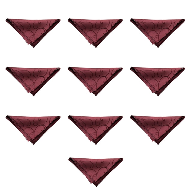 Servilletas de tela para mesa de cena, 10 Uds., 48x48cm, poliéster lavable, accesorios de mesa para restaurante/boda/Hotel/diario