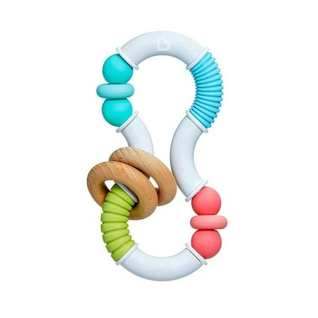 UPC: 0735282383212 | Munchkin – 1Pk Silicone Wood Twisty Figure 8