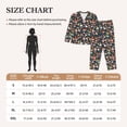 thumbnail image 4 of Yiaed Autumn Forest Print Pajamas Women's Long Sleeve Sleepwear Soft Button Down Loungewear Pjs Lounge Set Nightwear Womens Pajama Pants-XX-Large, 4 of 7
