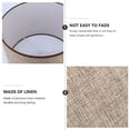 thumbnail image 2 of FUTUREORYY Table Lamp Shade Linen Coffee 1 Set, 2 of 5