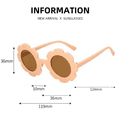 thumbnail image 2 of GJX 3 Pcs Toddler Sunglasses Round Flower Sunglasses for Kids Anti-UV Baby Sunglasses for Girls, 2 of 7