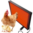 thumbnail image 2 of Coop Chicken Coop Heater 145 Watts Radiant Heat Chicken Heater Energy Efficient  Than Brooder Lamp Flat Panel Heater for Chicks Hens Dogs Cats and Other Pets Install by Stand, 2 of 7
