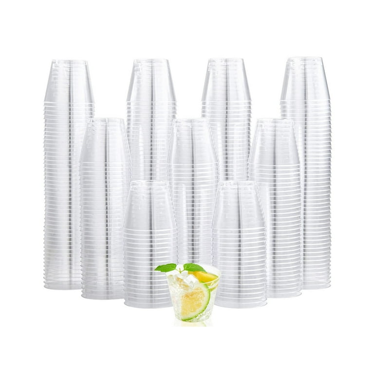 Plastic Cups - Clear Disposable Shot Glasses