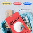 thumbnail image 4 of Abodhu Puntas de Uñas Naturales Forma de Ataúd Uñas Postizas Puntas Francesas Uñas Postizas de Media Cubierta con Pegamento una Lima de Uñas un Cortaúñas Puntas de Uñas de Navidad DIY 500 Piezas Punta, 4 of 5