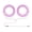 Pink, variant on Indoor Plants Grow Light Ring 3.5in - USB LED Lamp With Timer & 5 Brightness Settings For Succulents Herbs Desk Shelf Garden