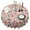 Pioneer Flower Floral-3, variant on Pioneer Flower Floral Print Pattern Round Tablecloth 60"x60",Wrinkle Wipeable Table Cloth for Kitchen Dining Room Picnic Patio Party