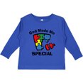 thumbnail image 3 of Inktastic Autism God Made Me Special Boys or Girls Long Sleeve Toddler T-Shirt, 3 of 5
