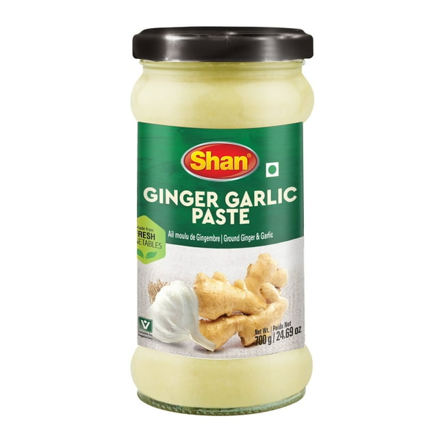 Shan Ginger Garlic Paste, 700g – Fresh & Aromatic Cooking Essential for Curries, Marinades & Stir-Fries – Smooth & Convenient Paste for Cooking