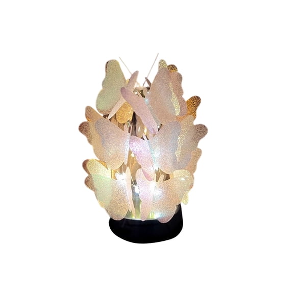 Butterfly ambiance Lamp, Bedside Decorative Small Table lamp, DIY Butterfly Lamp,Night Light, Gift for Daughter's Mother