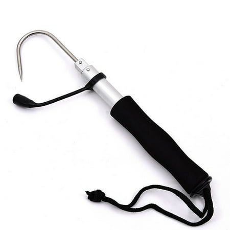 Telescopic Hook - Portable Stainless Sea Fishing Telescopic Retractable Fish Gaff Tackle Spear Hook Fishing Gripper Tool