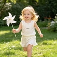 thumbnail image 6 of KPOPLK Toddler Girl Clothes 2 Piece Summer Teen Girls Sleeveless Top Dress and Leggings Shorts Set Kids Summer Outfits(18-24 Months,White), 6 of 8