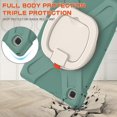thumbnail image 4 of Funda colorida para Samsung Tab A7 de 10,4 pulgadas T500 con soporte de anillo ajustable grande y protección contra golpes., 4 of 5