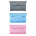 thumbnail image 1 of Bolsa de maquillaje, bolsa de cosméticos, bolsa de maquillaje grande para mujeres y bolsa de cosméticos a prueba de polvo: traje de 3 piezas azul cielo gris oscuro almacenamiento de maquillaje, 1 of 2