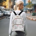 thumbnail image 7 of FORMRS Mini Backpack Purse for Women Quilted Travel Daypack Casual Shoulder Bag, Cartoon Elephant, 7 of 7