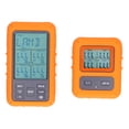 thumbnail image 3 of Medidor de temperatura termómetro de alarma de exceso de límite de transmisión inalámbrica impermeable con sonda para cocina para el hogar para restaurante, 3 of 8