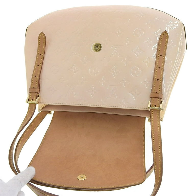 Authenticated Used Louis Vuitton LOUIS VUITTON Vernis Biscayne Bay GM Shoulder  Bag Marshmallow Pink M91284 