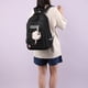 thumbnail image 5 of Mochila de nailon para campus, bolso de hombro de dibujos animados duradero, regalos para niños (negro), 5 of 6