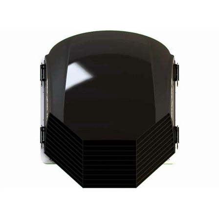 MaxxAir II Black, 14 x 14 Roof Vent Cover RV Part